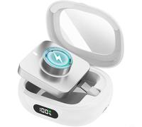 CNANRNANC 2000Mah Portable Charging Case With Digital Display And Safety Protection For Oura For Ring For Gen 4 Compact Travel Accessory For Sleep(White)