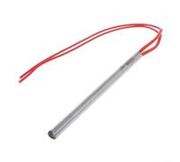 CNANRNANC 220V Stainless Steel Heat Rod Fast Heating Tube Explosion Proof High Insulation For Home Fireplace Stove Repair Replacement 100W To 300W(200W 8x120mm)