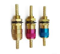 CNANRNANC 3-Piece Gas Water Quick Connect Kit for MIG TIG Welding Torch 5mm Inner Diameter Hose Connector Set