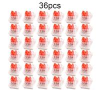 CNANRNANC 36PCS For Outemu For RGB Mechanical Keyboard Switches 3-Pin Gaming Tactile Switches For MX Standard Keyboard 50 Million Clicks(Red)