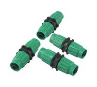 CNANRNANC 4 Or 10 Piece Expandable Garden Hose Repair Kit With Dual Channel Quick Connectors And Hosepipe Fittings, Plastic Green For Outdoor Gardening And Yard Watering(4pcs)