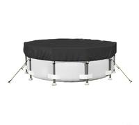 CNANRNANC 420D Oxford Round Pool Cover, Swimming Pool Cover For Above Ground Swimming Pools Waterproof Round 8-15 Feet(14ft)