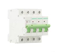 CNANRNANC 4P Circuit Breaker DZ47S-63 AC400V 6KA Breaking Capacity Manual Operation Protection Switch 63A(63A)