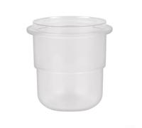 CNANRNANC 58mm Black Dosing Cup for Coffee Grounds PC Build(Transparent)