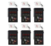 CNANRNANC 6 Wireless Remote Control Receiver Boxes With 4-Channel Each And Clear Connection Indicator For Seamless Event Management At Wedding Parties And Live Shows(6)