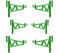 CNANRNANC 6Pcs Beehive Frame Holder Stand, Plastic Bracket Rack For Stable Hive Management And Transport, For Versatile For Beekeeping Accessory For Garden Apiaries(green)