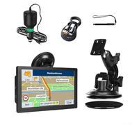 CNANRNANC 9 Inch GPS Navigation System for Cars Trucks Commercial Vehicles with 2025 Europe UK Maps FM Transmitter Voice Guide(In Europe)