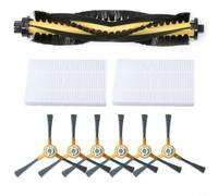 CNANRNANC 9-Piece Vacuum Accessory Set for Liectroux C30B - Roller Brush, 6 Side Brushes, 2 Filters - Maintain Optimal Cleaning Efficiency