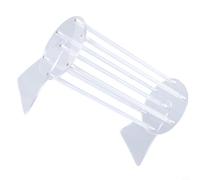 CNANRNANC Acrylic Headband Display Stand With Curved End Panel And Long Base For Hair Accessories, Transparent Organizer Rack For Baby Girls, Teen Girls, Ladies