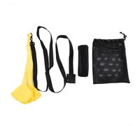 CNANRNANC Adjustable Swimming Resistance Belt With Parachute For Strength Training, Nylon Drag Chute To Enhance Speed And For Endurance For Adult Swimmers(20cm yellow)