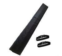 CNANRNANC Air Conditioning Hose Insulation Sleeve 150cm Black Protective Cover With Straps For Exhaust Duct Temperature Control