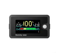 CNANRNANC Battery Monitor For Golf For Cart With Voltage And Temperature Display Alarm For Overcharge And Over Discharge Compatible For RV For Car DC Batteries 8V-100V Waterproof(A)