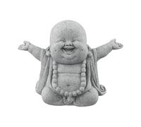 CNANRNANC Buddhist for SCULPTURE Garden Decoration, Sandstone Effect Heavy Ornament For Fish Tank And Yard, Indoor Outdoor Statue Decor 1 Piece