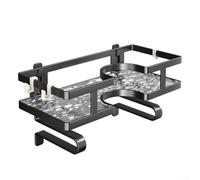 CNANRNANC Carbon Steel Bathroom Rack Over Toilet Rust Resistant