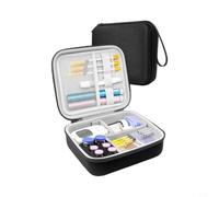 CNANRNANC Diabetes Travel Case With Adjustable Dividers EVA