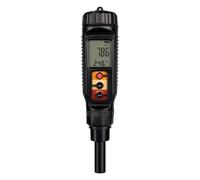 CNANRNANC Digital PH Meter LCD Display Temperature Compensation Flat Plate PH Tester for Soil Dough Water Meat Testing
