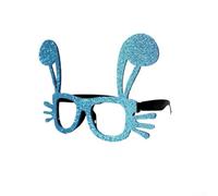 CNANRNANC Easter Party Accessory Colorful Bunny Ears Glasses for Enhancing the Atmosphere of Your Celebration (white)