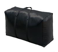 CNANRNANC Extra Large Oxford Storage Bag, Foldable, Black(75L) | Oxford Cloth, Foldable Space-saving Design, for heavy-duty Reinforced Handles, for ideal For Travel, Moving, Home Storage