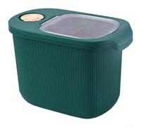 CNANRNANC Flip Top Rice Storage Container 10kg Airtight Seal(20-jin Pack, Green)
