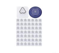 CNANRNANC for Invisible Plate Hangers 20pcs Clear PVC Wall Mount for Decorative Dishes Art Frames - Damage Free Display 57mm(50pcs)