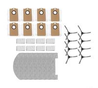 CNANRNANC For Monsga Ms1 Max Robot Vacuum Accessories Kit, With Side Brushes, Filters, Mop Cloths And Dust-Bags, Replacement Parts, For Pet Hair And Daily Home Cleaning(B)