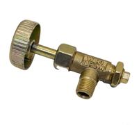 CNANRNANC Gas Needle Valve M10X1 Thread Flow Control For Gas Heaters | Copper for body, Precise Flow Adjustment, for Natural & Liquefied Gas, Easy M10x1 Installation For Heaters