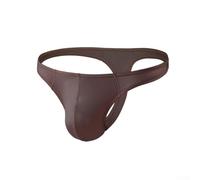 CNANRNANC Glossy Nylon Men's T-Back Thong Pouch Underwear | Ultra-smooth ice silk fabric, shiny , breathable nylon blend, sexy pouch design, sizes M-2XL