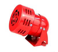CNANRNANC Industrial Red Alarm Siren, Powerful High-Speed Motor, AC 220V/110V Or DC 24V/12V, Easy Installation For Factory, Site, And Road Hazard Alerts(AC110V)