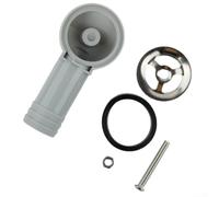 CNANRNANC Kitchen Sink Overflow Pipe Seal ABS Flexible Waste Part