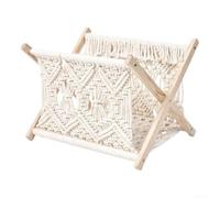 CNANRNANC Living Room Magazine Rack Hand Woven Storage