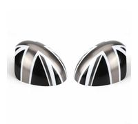 CNANRNANC Manual Fold Wing Rearview Mirror Cap Cover Union Jack Flag Pattern, for BMW for MINI COOPER R56 R58 R60 Polycarbonate Material Left Right Pair
