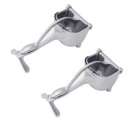 CNANRNANC Manual Lemon Squeezer Heavy Duty, Aluminum Alloy Fruit Juicer Hand Press Citrus Squeezer With Ergonomic Handle For Comfortable Grip And Quick Cleaning(2 pcs)