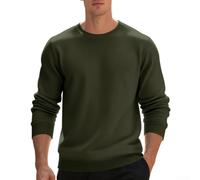 CNANRNANC Men's Winter Fleece Jacket Thick Warm Sweatshirt for crew Neck Pullover Thermal for top for Cold Weather Soft Lined M-2XL