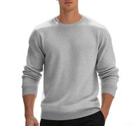 CNANRNANC Men's Winter Fleece Jacket Thick Warm Sweatshirt for crew Neck Pullover Thermal for top for Cold Weather Soft Lined M-2XL