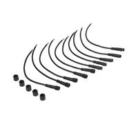 CNANRNANC Pairs Ip65 Waterproof Wire Connectors 2/3 Pin 22Awg Cable For Led Light Bar And Surveillance Camera Dc 12V Power Supply White(black-2pin)