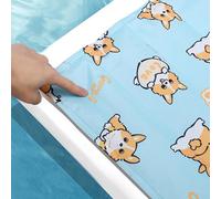 CNANRNANC Pet Cooling Gel Pad with Removable Washable Cover and Foldable Construction, Using Advanced Hydrogel Technology to Keep Dogs and Cats Cool and Comfortable in Warm Environments (A 30 * 40cm)
