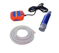 CNANRNANC Portable 18V Battery Powered Oil Water 40-60L/Min For Diesel Fuel Transfer With 5M Steel Hose Compact Design(pump + tubing)
