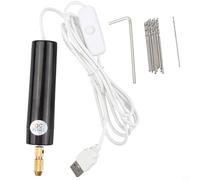 CNANRNANC Portable For Mini Usb Electric Drill Rotary Engraving Pen 8500Rpm Grinder For Wood Plastic Pcb Crafting Kit With 13 Drill Bits