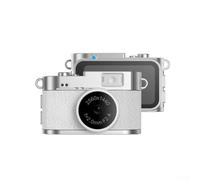 CNANRNANC Portable Keychain Digital Camera 1440P Video 2MP Photo Retro Design Compact 1.47 Inch IPS Screen Up to 128G Storage for Students Travel On-The-Go Photography(White)