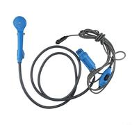 CNANRNANC Portable Vehicle Shower Kit With Adjustable Pressure Electric Pump 2.5L/Min Flow Rate For Outdoor Camping Hiking