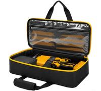 CNANRNANC Reciprocating Saw Storage Bag 20V 60V Waterproof Shockproof | 600D Oxford Cloth, 8mm Foam Padding, Multi-layer Pockets For Battery & Charger,50x12x21cm
