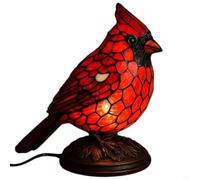 CNANRNANC Resin Night Light Lamp With Cardinal Design For Living Room And Home Decor Promoting Peaceful And Warm Atmosphere