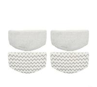 CNANRNANC Reusable Mop Cloth Pads For Bissell For Powerfresh 1940 1806 1544 Steam Mops, Soft Microfiber Cleaning Refills With Scrubber For Tough Messes, 4 Count