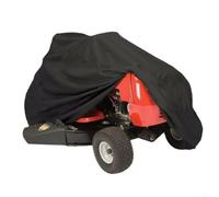 CNANRNANC Ride-On Mower Cover 210D Oxford Fabric Water-Resistant UV Protection Adjustable Tightening System Black 245x50x140cm