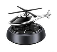 CNANRNANC Rotating Solar Car Air Freshener, Automatic Aromatherapy Diffuser With Airplane Style Design, Sustainable Abs Interior Trim Ornament For Vehicle Dashboard Home(gray Wind Chimes)