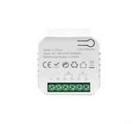 CNANRNANC Smart Power Monitor 2 Channel WiFi Energy Meter for Tuya Digital Current Voltage Power Factor Measurement Device with App Control(1 Way)