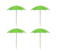 CNANRNANC Sturdy Small Plant Umbrellas For Potted Plants Using Stainless Steel Hardware And Reflective Silver Tape Material(Green)