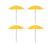CNANRNANC Sturdy Small Plant Umbrellas For Potted Plants Using Stainless Steel Hardware And Reflective Silver Tape Material(Yellow)