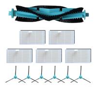 CNANRNANC Vacuum Cleaner Parts Kit With Main Brush, 6 Side Brushes And Filters For For Ultenic For T20 Pro For T10 Lite For Honor Choice S3 R3 Plus, 12-Pack