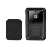 CNANRNANC Video Doorbell Camera Wireless for Tuya M9, Smart WiFi Video Doorbell 1080P HD with Motion Detection Waterproof(Black)
